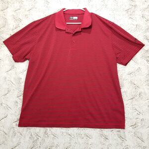 Callaway Opti Dri Polo Shirt Mens XXL Red Performance Golf Short Sleeve Collared